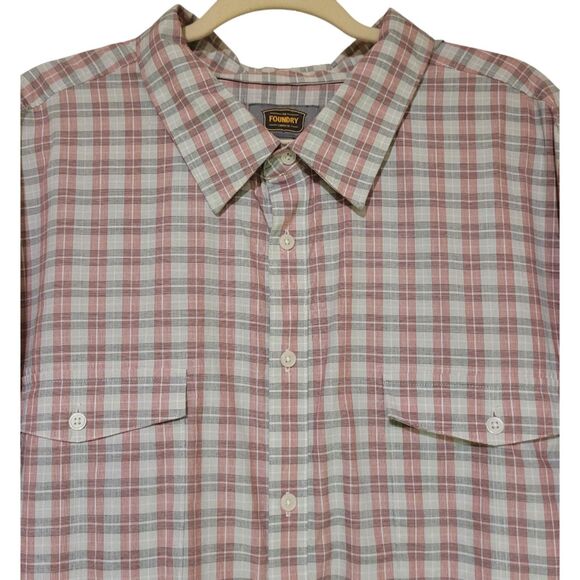 Foundry 4XLT Short Sleeve Button Front Shirt - Picture 2 of 5
